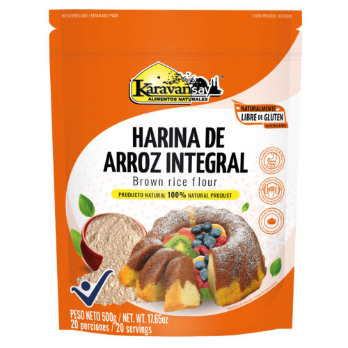 Harina De Arroz Integral X 500g - Karavansay