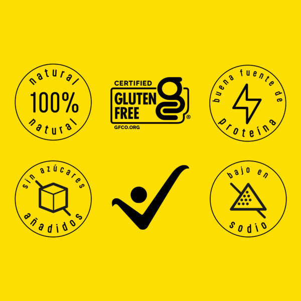 Sellos de beneficios de galletas de maíz inflado Karavansay, 100% natural, snack ligero sin azúcares añadidos y buena fuente de proteína
