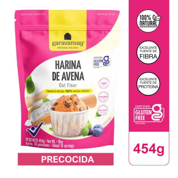 Harina de Avena x 454 g