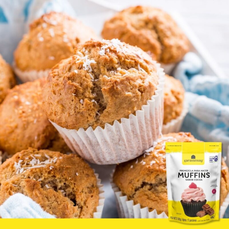 Premezcla para hacer muffins sabor cocoa 500g - Imagen 3