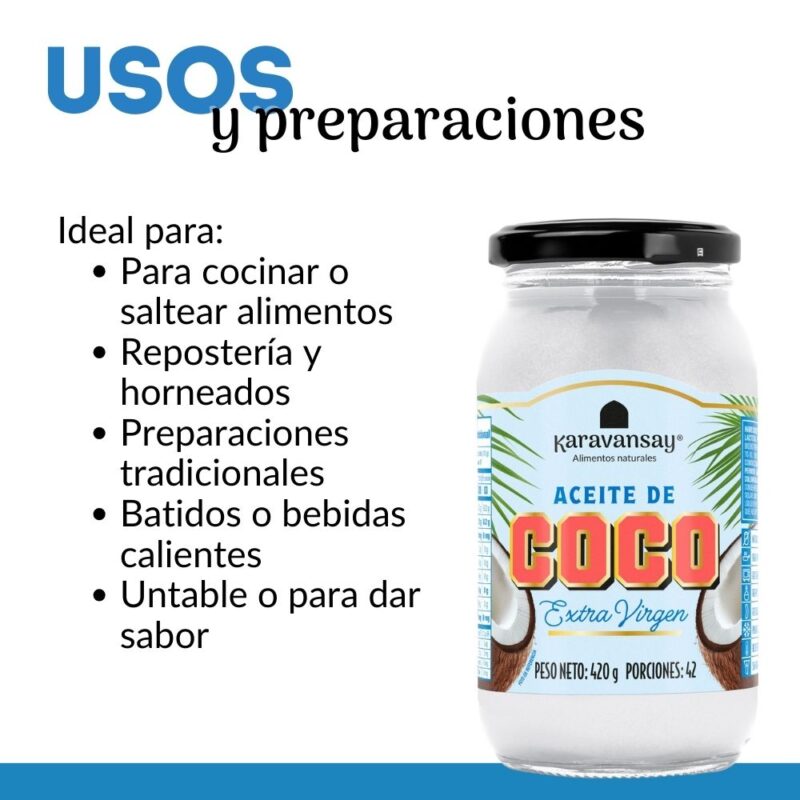 Aceite de coco extra virgen 420g - Image 2