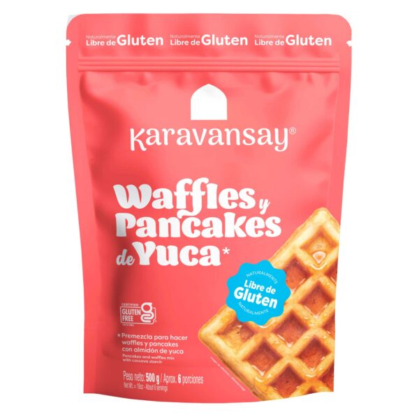 Premezcla para waffles y pancakes de yuca x500g