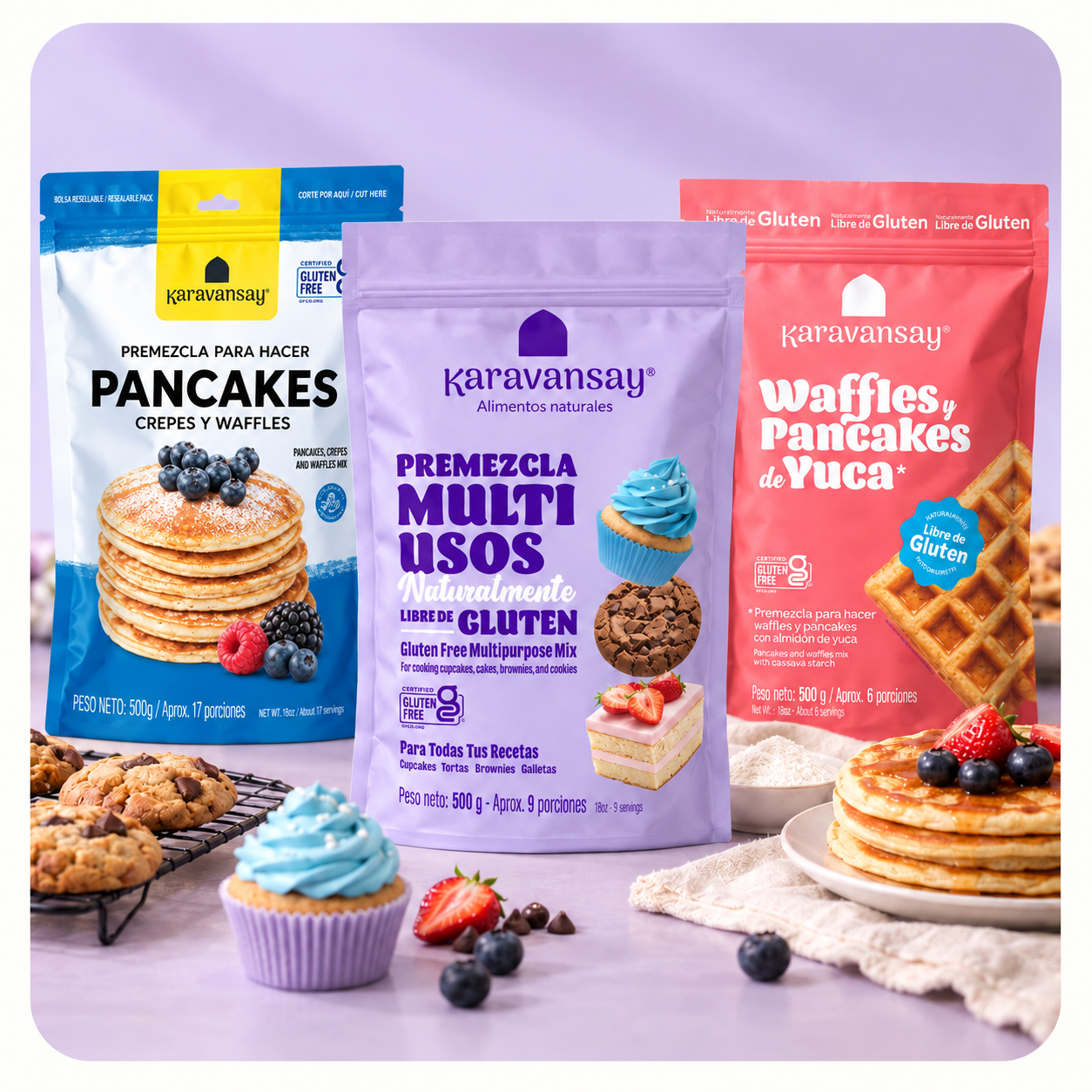 Karavansay gluten-free mixes
