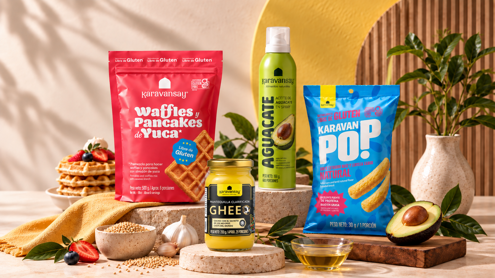 Karavansay natural and gluten-free foods from Colombia